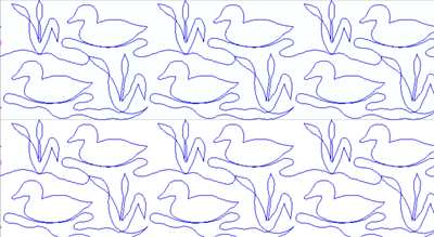 AN007 duck in cattail