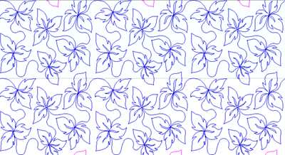 LE005 leaf fancy tri leaf