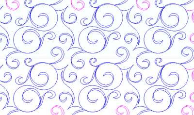 SW007 swirls & curls interlocking